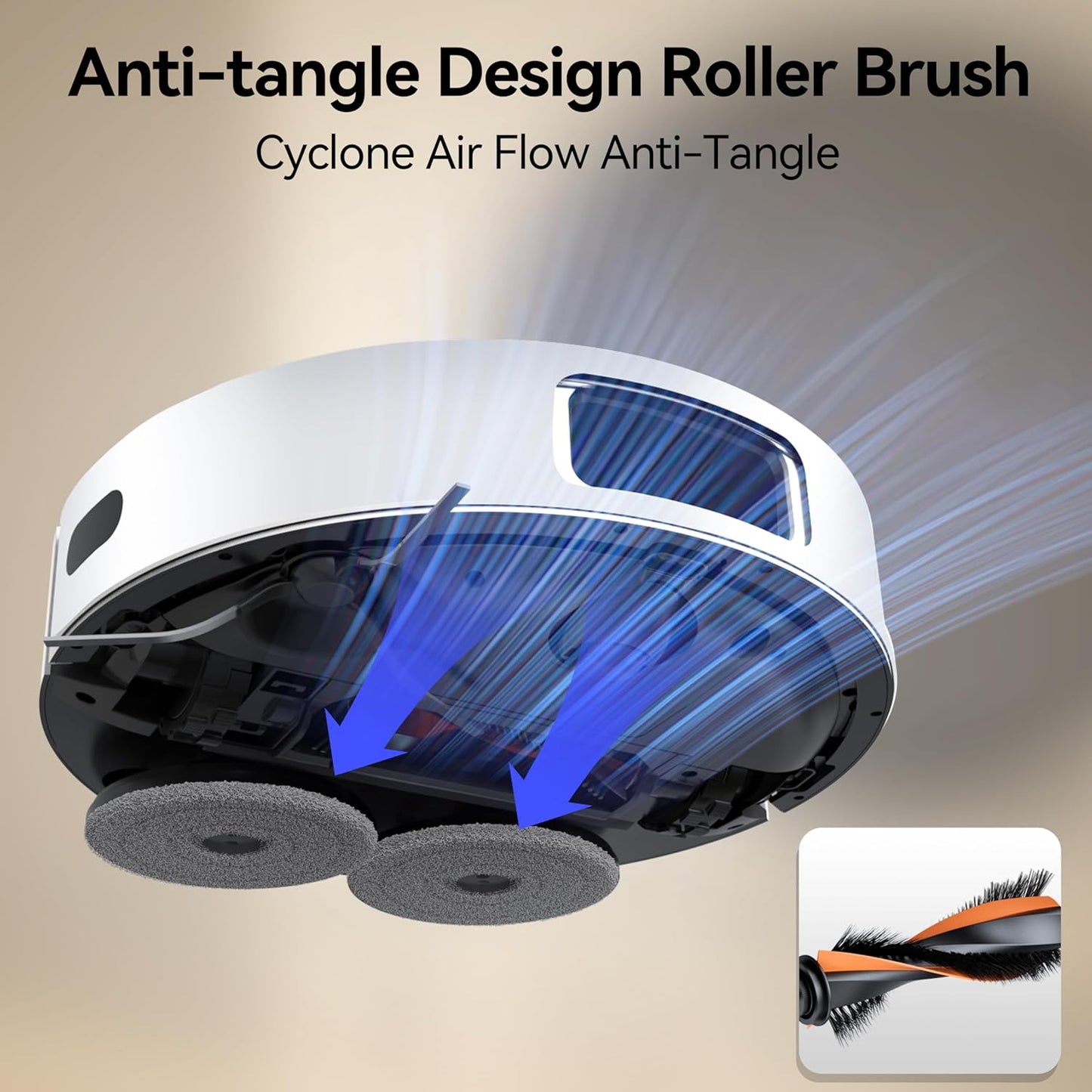 JONR Robot Vacuum P20 Pro International Edition Mopping Vacuuming Drying Wipes Automatic Cleaning Dust Collecting Drainage Water