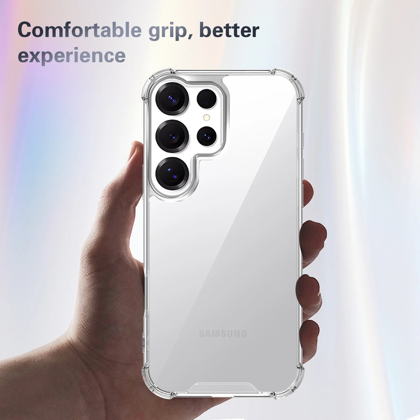 Luxury High Transparent Anti-Shock Case for Samsung Galaxy