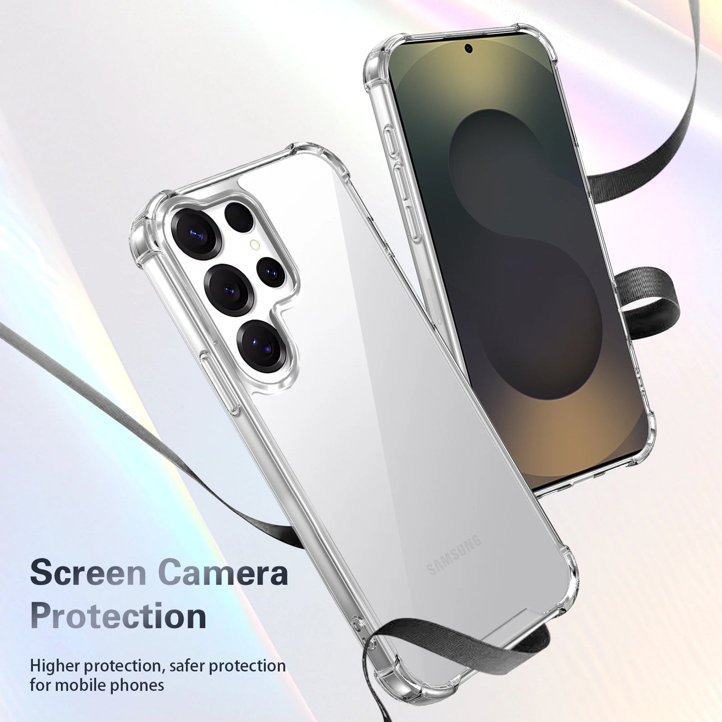 Luxury High Transparent Anti-Shock Case for Samsung Galaxy