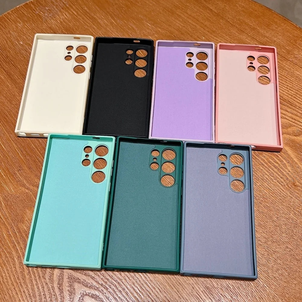 Official Liquid Silicone Shockproof Soft Case Samsung