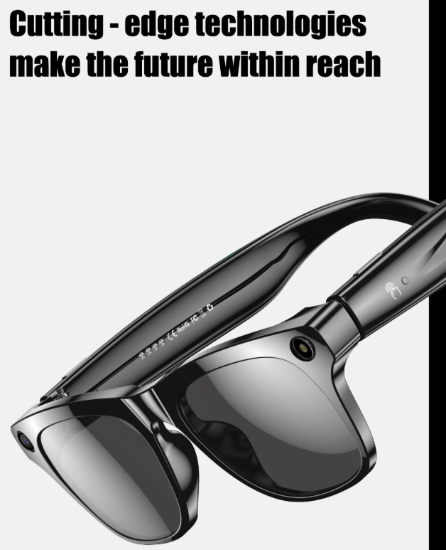 SENBONO AI Smart Glasses with Camera Function 100M High Definition Pixel Photo Video Music Sports Video Glasses For Men Women