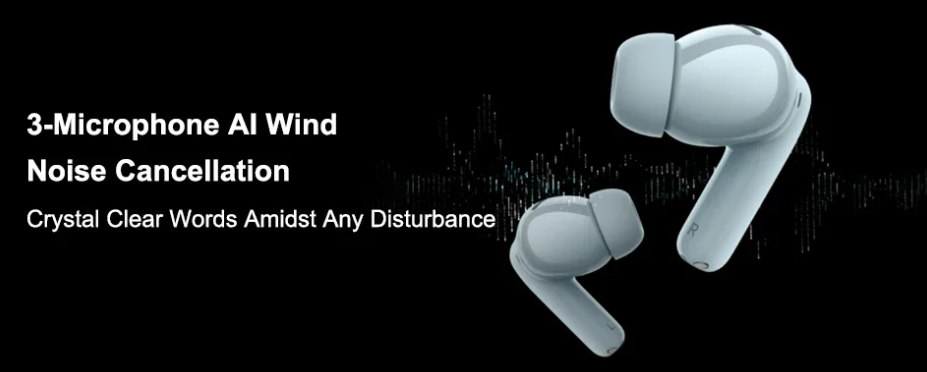 Xiaomi Redmi Buds 5 Pro 52dB Noise Bluetooth Cancelling TWS Earphone 38H Battery Life IP54 Dust Water Resistant Earbuds