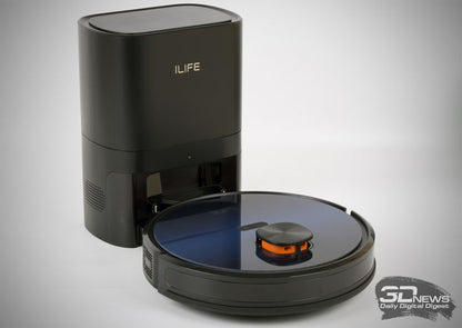 ILIFE T10s LDS Vacuum Cleaner Robot,Auto Empty Station for 60 Days,2.5L Large Dust Bag,App Remote Control,3000Pa Suction