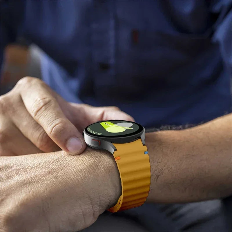 Official Silicone Strap For Samsung Galaxy Watch 7  44mm 42 mm 40mm