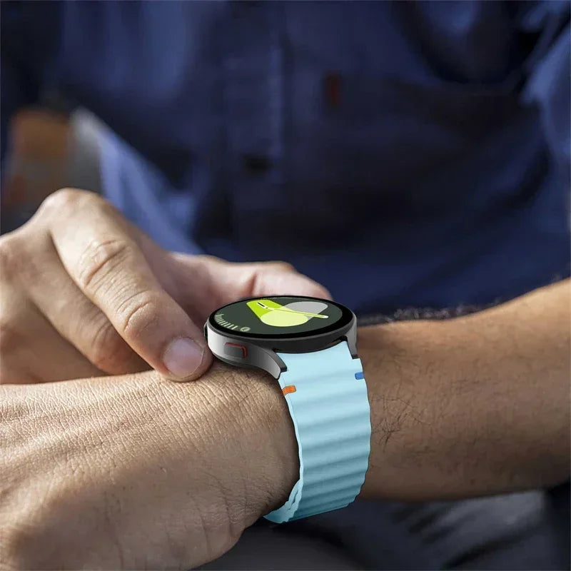Official Silicone Strap For Samsung Galaxy Watch 7  44mm 42 mm 40mm