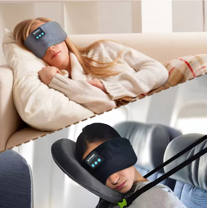 Bluetooth Sleeping Mask Blindfold Wireless Headphones for Sleeping, Breathable Headband Headphones Music Eye Mask