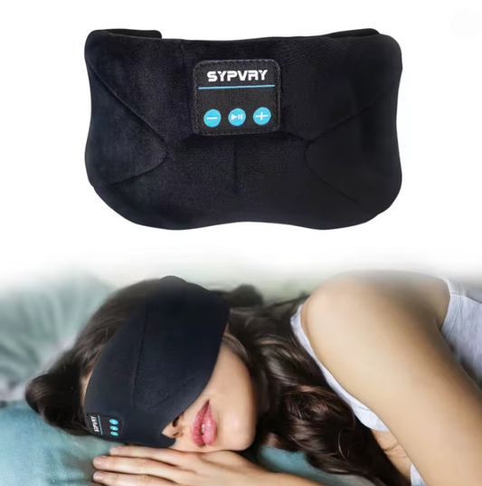 Bluetooth Sleeping Mask Blindfold Wireless Headphones for Sleeping, Breathable Headband Headphones Music Eye Mask
