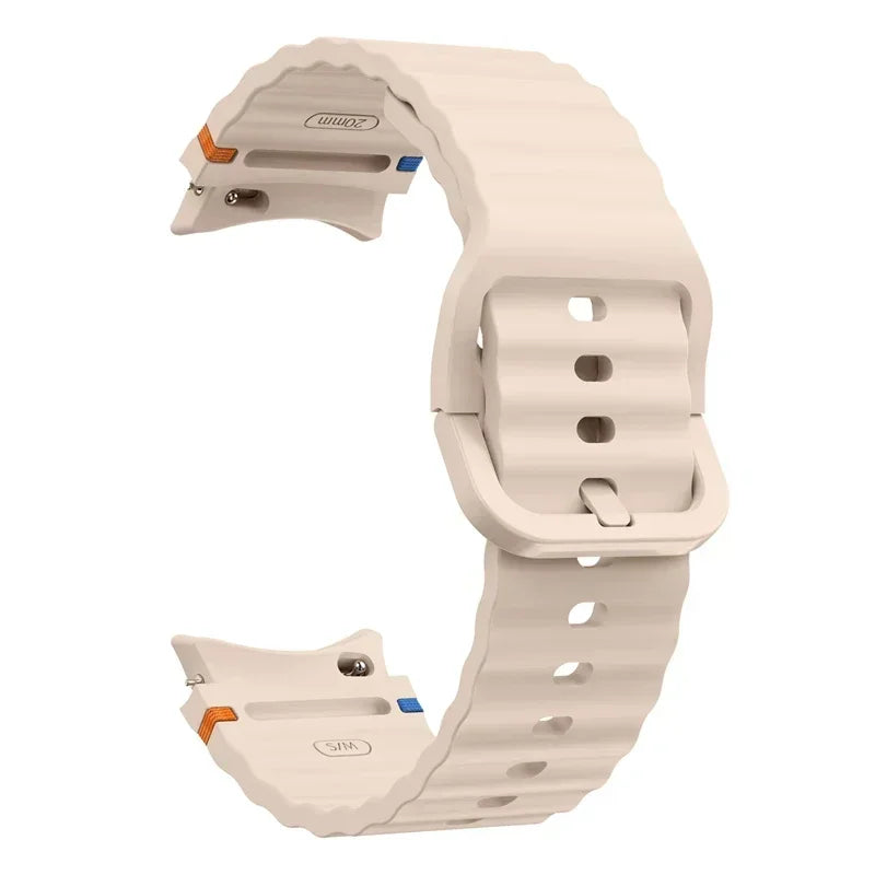 Official Silicone Strap For Samsung Galaxy Watch 7  44mm 42 mm 40mm