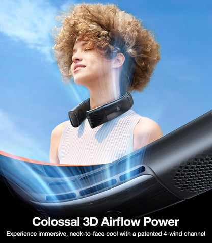 TORRAS COOLiFY 2S [Extended Battery Version] Neck Air Conditioner, Portable Neck Fan Rechargeable