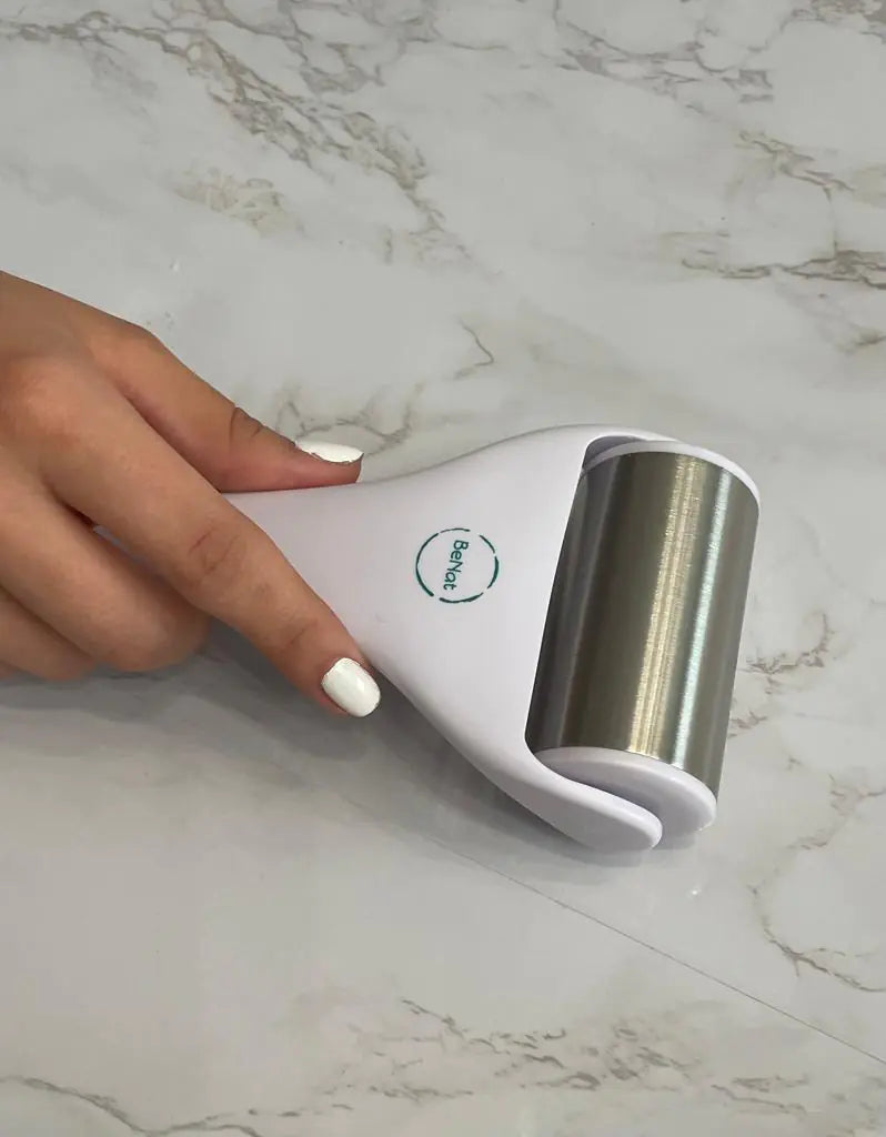 Körpermassage mit Eisroller