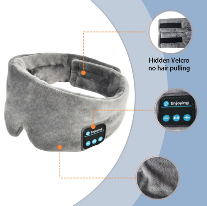 Earphones Bluetooth Wireless Soft Cotton Sleeping Mask With Ice Eye Gel Mask Summer Beauty Sleeping Eye Mask