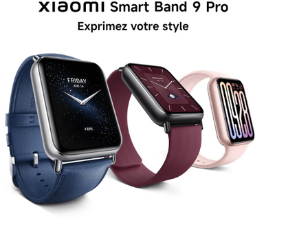 Xiaomi Smart Band 9 Pro Smartband Global Version 1.74" Display Blood Oxygen GPS Health Monitoring Fitness Tracker 150+ Sports Mode - Obsidian Black