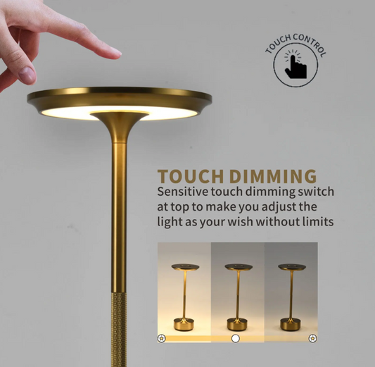 Simple Charging Table lamp Restaurant Bar Desk Lamp Dimming Atmosphere Waterproof IP40 USB Charging Touch Switch Decoration Lamp