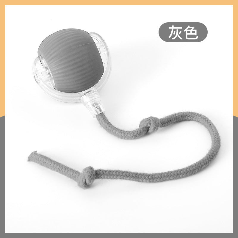Bite-resistant automatic cat teasing ball cat toy ball with rope pet supplies jumping ball