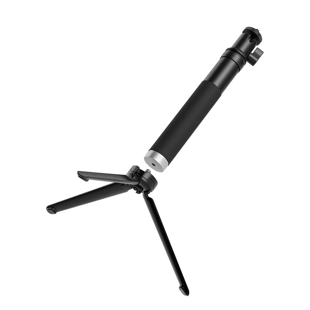 TELESIN Extendable Aluminum Alloy Selfie Stick With Tripod And Phone Clip
