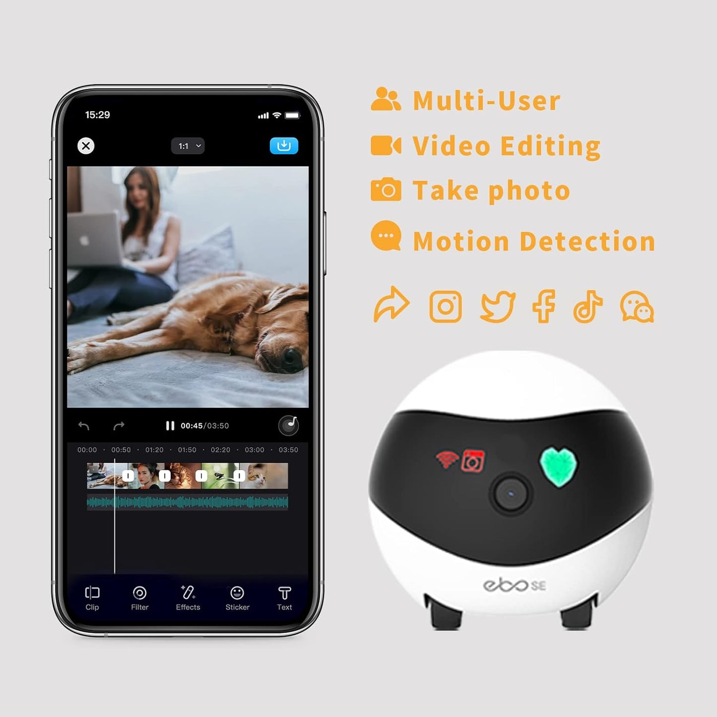 Enabot EBO SE - Livio Smart Companion